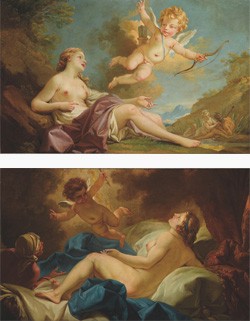 Vénus et Amour et Danaé