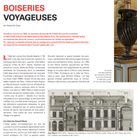 Boiseries voyageuses