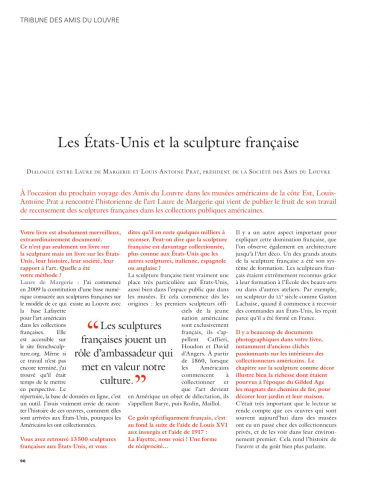 Les États-Unis et la sculpture française